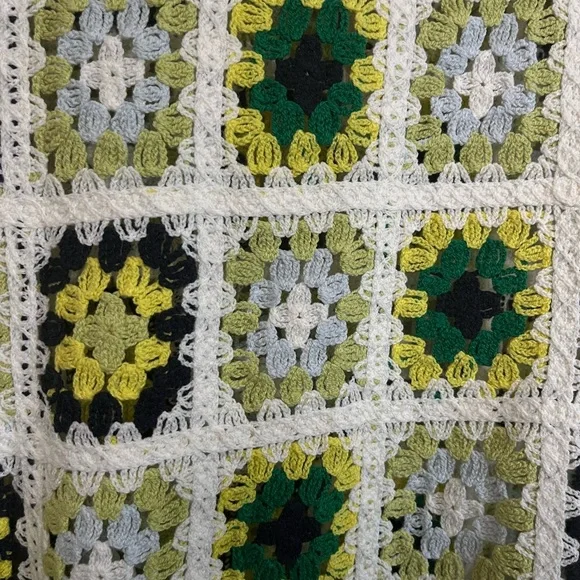 Zara Men's Colorful Crochet Button Down Shirt - Picture 6 of 6